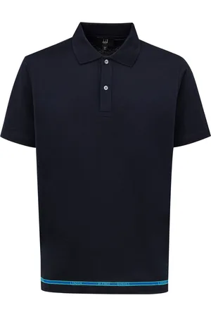 Dunhill Polo in Blu Navy in Filo di Scozia
