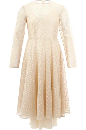 LARDINI Abito Tulle con Applicazioni Oro