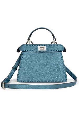 Fendi Borsa a Mano Peekaboo Iseeu Petite in Laguna