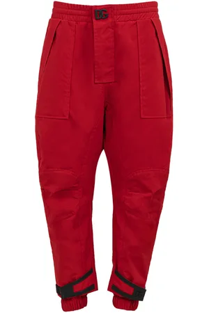Dolce & Gabbana Pantaloni cargo con logo in rilievo