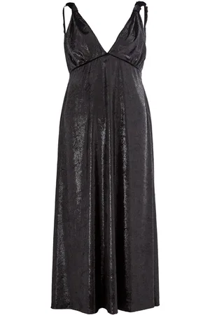 LARDINI Abito con Spalline Effetto Lucido in Velvet
