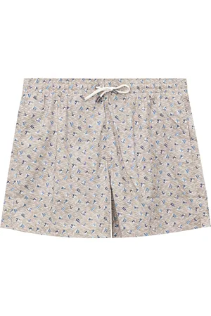 CANALI Costume Boxer con Stampa Vele