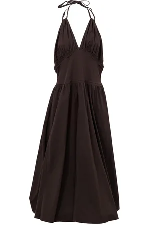 Bottega Veneta Abito Ampio con Spalline in Cotone .