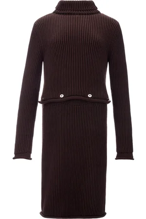Bottega Veneta Abito a Costine Chunky Cotton