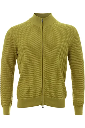 Gran Sasso Maglia Cardigan Color Senape