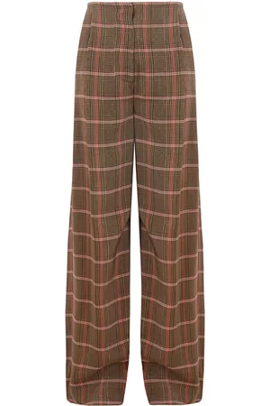 LARDINI Pantalone Palazzo stampa Galles