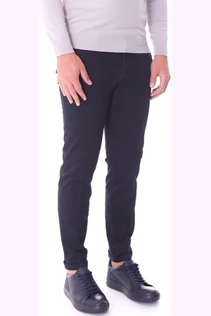 RE-HASH Pantalone re hash mucha elasticizzato con risvolto, colore