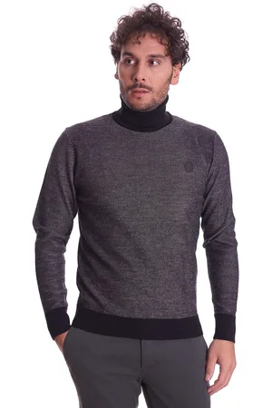 Trussardi Maglia trussardi collo alto bicolore, colore