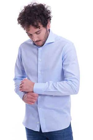 Brancaccio Camicia slim fit microfantasia collo francese , colore