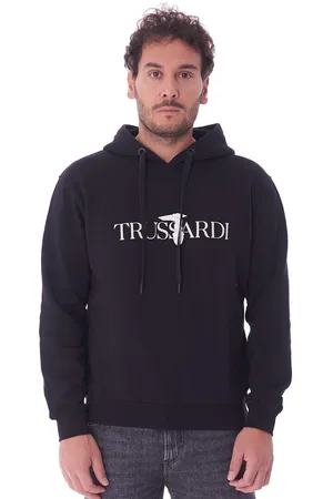 Trussardi Felpa trussardi con cappuccio e stampa lettering, colore