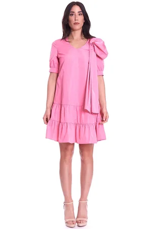 Twin-Set Abito corto con maxi fiocco, colore