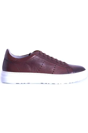 Rossi Sneaker in pelle leggera con fori laterali, colore