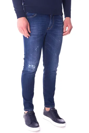 TELERIA ZED Jeans mark leggero con rotture, colore