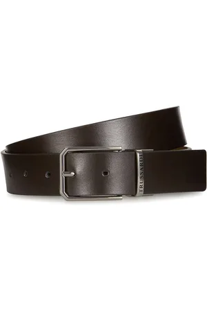 Trussardi Cintura trussardi in pelle liscia reversibile, colore