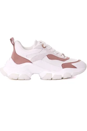 Twin-Set Sneaker alte con logo rosa, colore