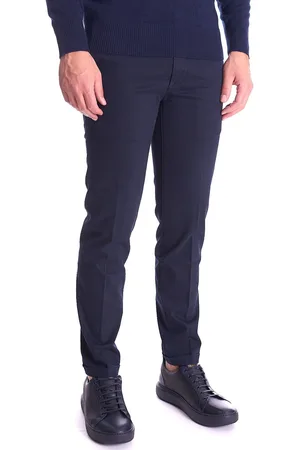 RE-HASH Pantalone a fantasia re hash mucha con risvolto in tencel, colore