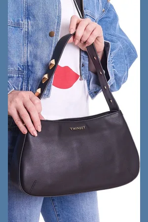 Twin-Set Borsa hobo con borchie, colore