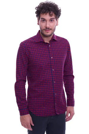 MASTRICAMICIAI Camicia slim fit a quadri , colore
