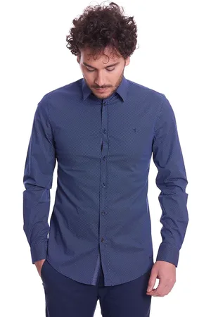 Trussardi Camicia a fantasia slim fit , colore