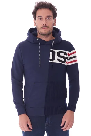 PMDS Maglione con cappuccio e applicazioni in felpa, colore