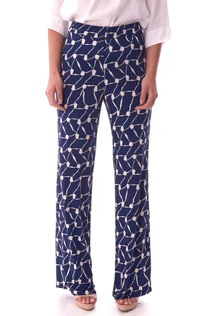 Maria Bellentani Pantalone stampato con elastico, colore