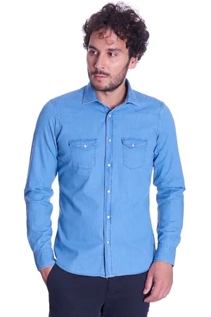 Brancaccio Camicia in denim slim fit, colore