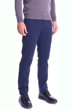 Trussardi Pantalone 370 close in piquet elasticizzato, colore