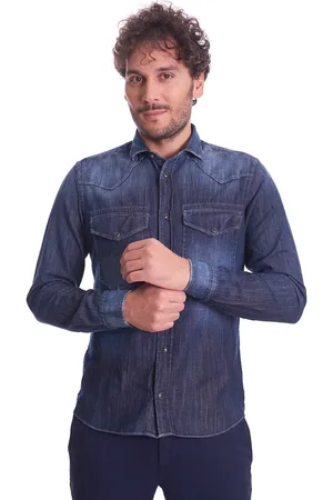 MASTRICAMICIAI Camicia in denim relaxed fit, colore