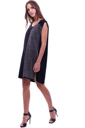 Ypno Abito con banda in lurex nera, colore