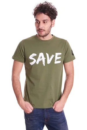 save the duck T-shirt stampata, colore