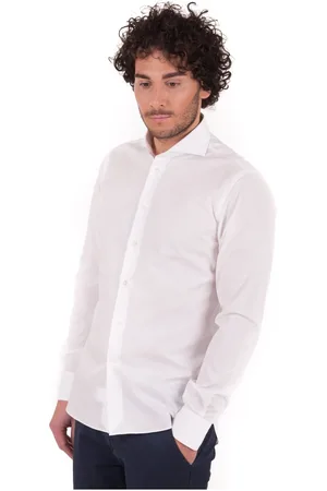 Brancaccio Camicia tinta unita slim fit, colore
