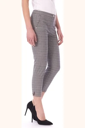 Trussardi Pantalone capri a quadri, colore