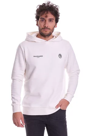 Trussardi Felpa trussardi con cappuccio stampata, colore