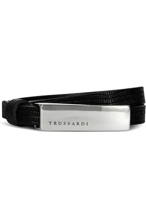 Trussardi Cintura trussardi sottile con logo lettering, colore