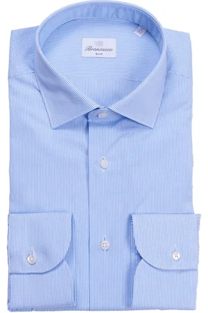 Brancaccio Camicia rigata collo italiano gio