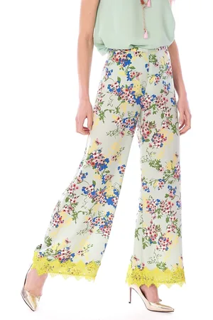 Luckylu Pantalone palazzo con pizzo , colore