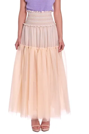 Twin-Set Gonna longuette in tulle, colore
