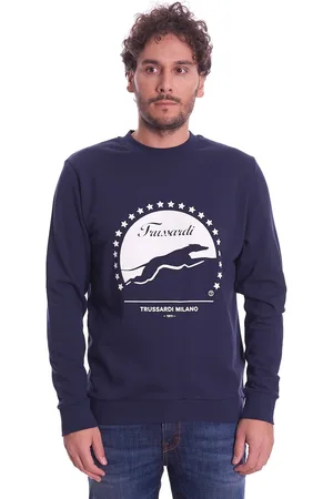 Trussardi Felpa trussardi girocollo stampata, colore