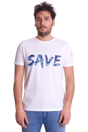 save the duck T-shirt slim fit stampa camouflage, colore