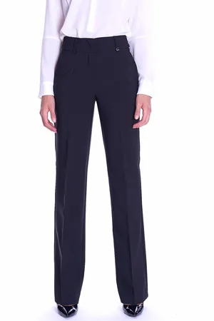 Luckylu Pantalone palazzo vita alta, colore