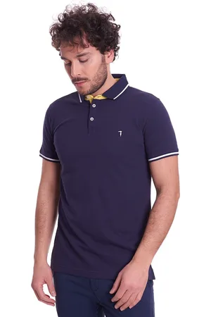 Trussardi Polo regular fit con rigo a contrasto, colore