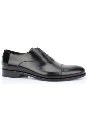 Rossi Scarpe oxford in pelle nera, colore