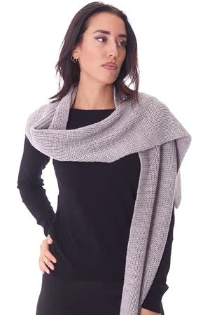 Trussardi Sciarpa trussardi con levriero ricamato, colore