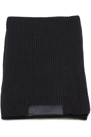 Trussardi Sciarpa trussardi con logo ricamato, colore