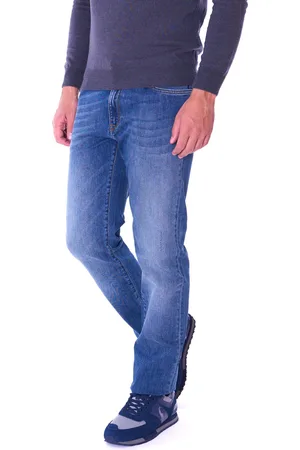 Trussardi Jeans 380 icon denim stretch graffiato, colore