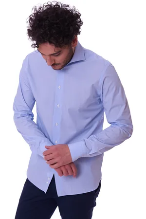 Brancaccio Camicia slim fit microriga , colore