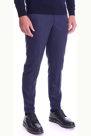 TELERIA ZED Pantalone in lana capital reda flexo, colore