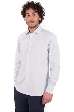 Brancaccio Camicia microfantasia pitt slim fit, colore