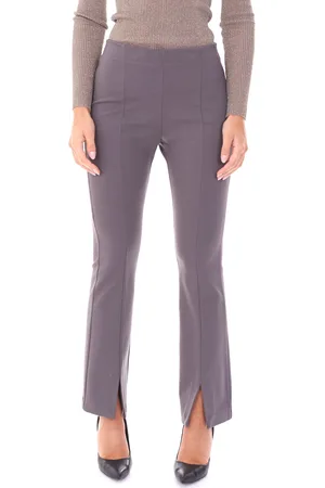 Maria Bellentani Pantalone a zampa con spacchi, colore