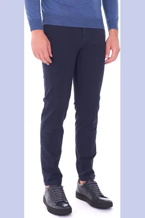 RE-HASH Pantalone re hash mucha tinta unita con risvolto, colore